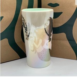 Starbucks LIMITED EDITION Winter 2021 Siren Mermaid Ceramic Tumbler 12oz BNWT